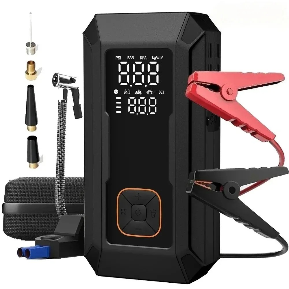 Jump Starter With Air Compressor - Jump Starter with Air Compressor, 3000A