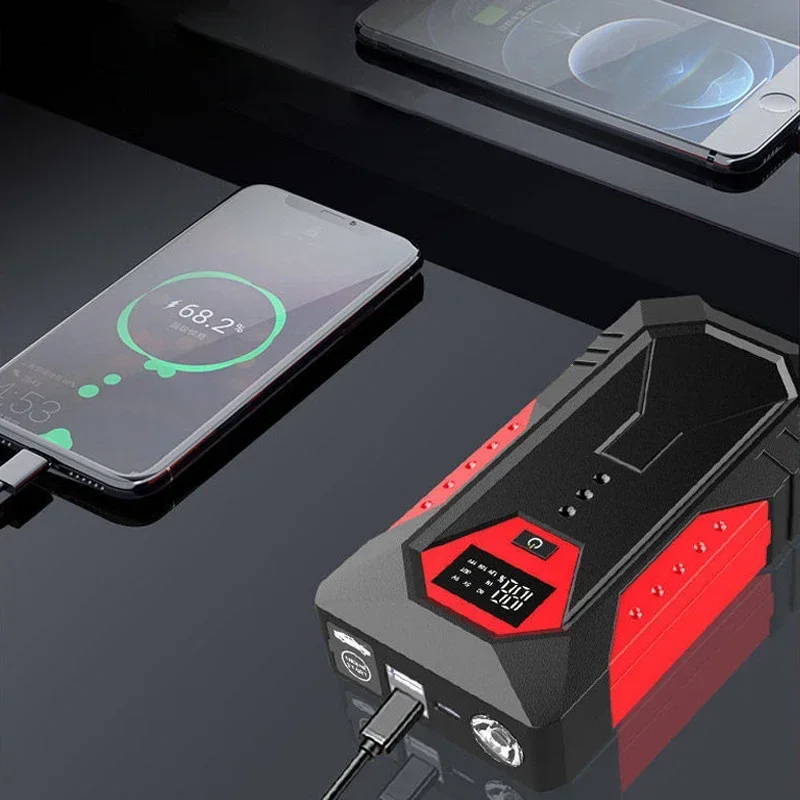 Jump Starter 12V Diesel - Professional 18000mAh Car Jump Starter -