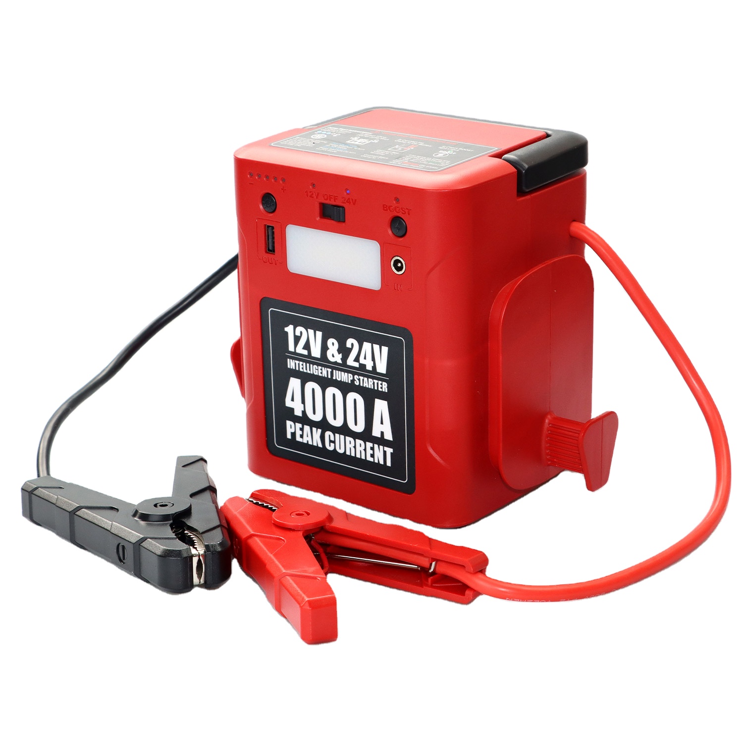 Jump Starter 24V Heavy Duty - Portable 4000A 12V/24V Heavy Duty Jump