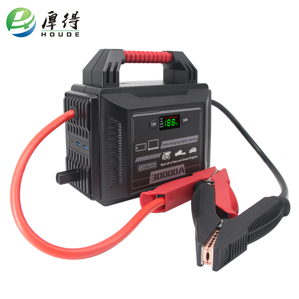 Jump Starter 24V Heavy Duty - Portable 30,000A Lithium Heavy-duty Jump-Pack 12v/24v