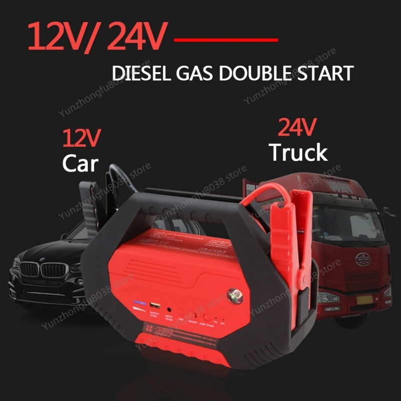 Jump Starter 24V Heavy Duty - 32000mAh Heavy Duty 24V Truck Booster