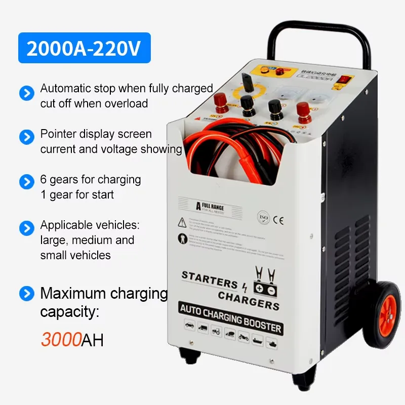 2000A Car Jump Starter 12V 24V - Jump Starter 24V Heavy Duty review and price