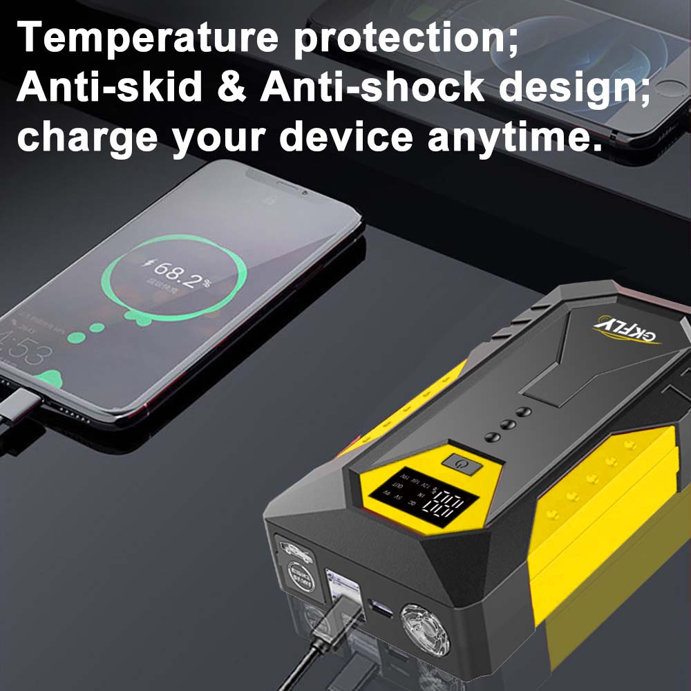 GKFLY Jump Starter Power Bank  - Portable Jump Starter 4000A review and price