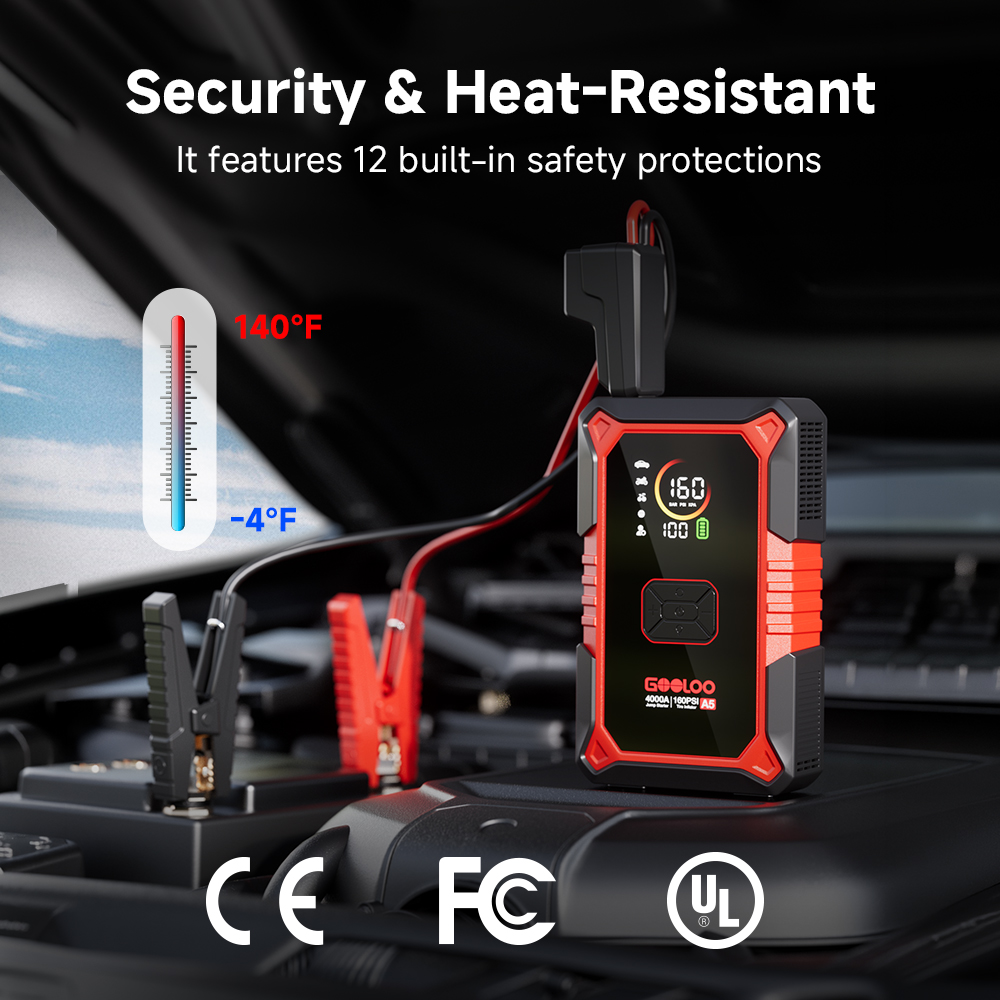 GOOLOO A5 4000A Portable Car J - Portable Jump Starter 4000A review and price