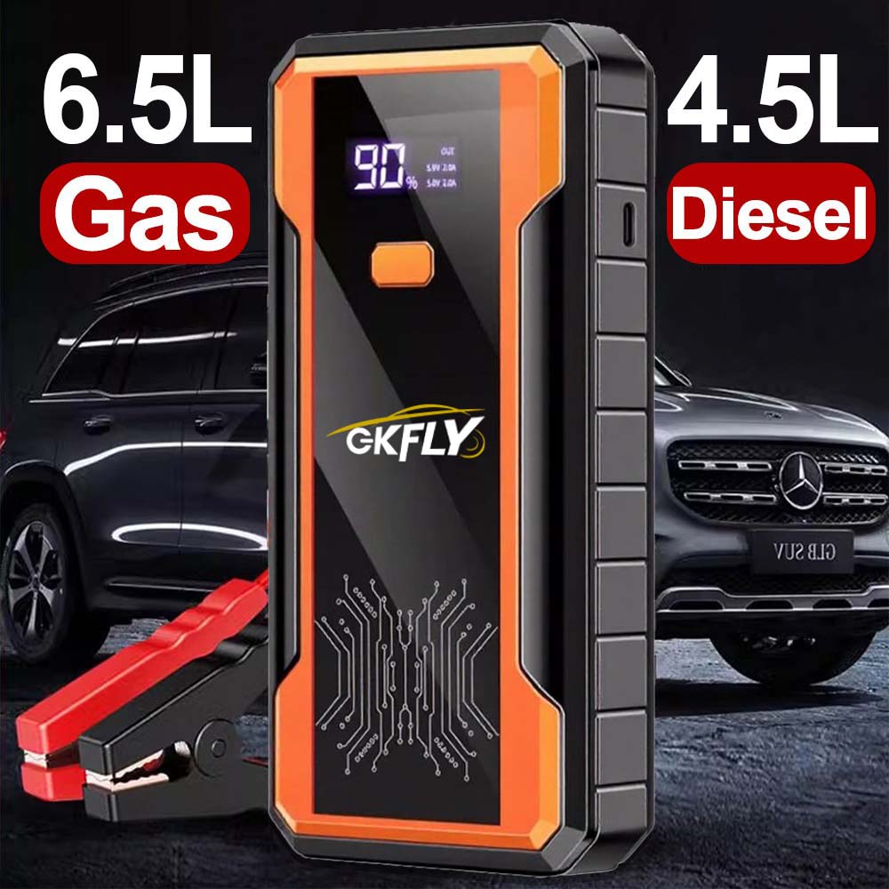 GKFLY 4000A Car Battery Emerge - Portable Jump Starter 4000A review and price