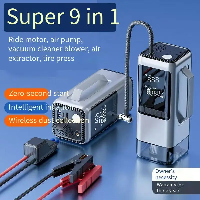 Portable car jump starter inte - Jump Starter With Air Compressor review and price