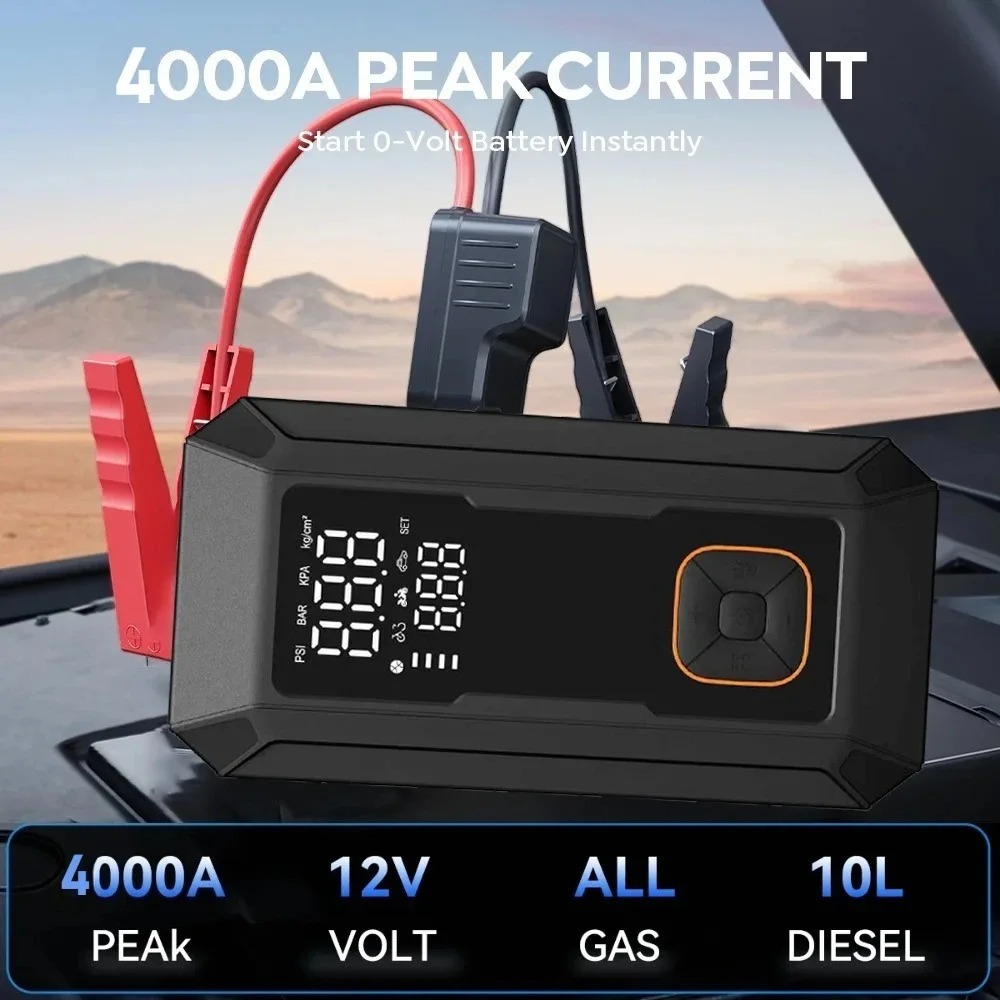 Jump Starter with Air Compress - Jump Starter With Air Compressor review and price