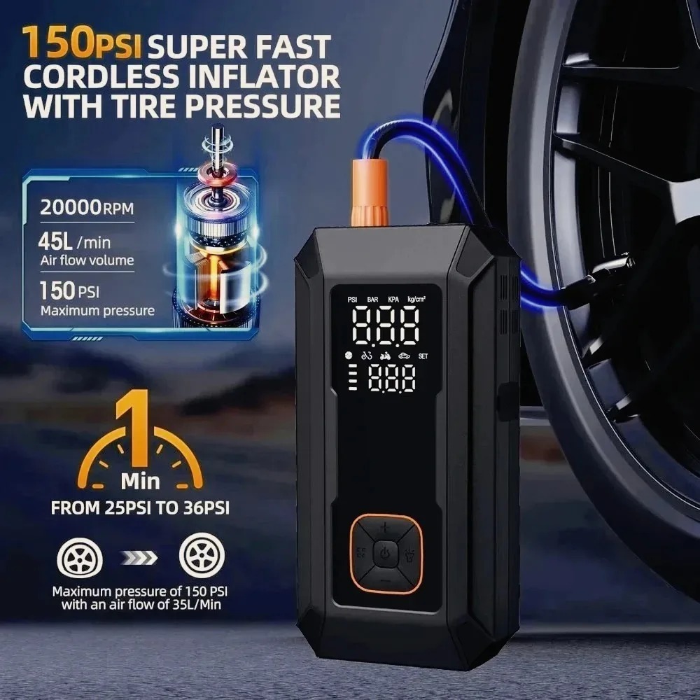 Jump Starter with Air Compress - Jump Starter With Air Compressor review and price