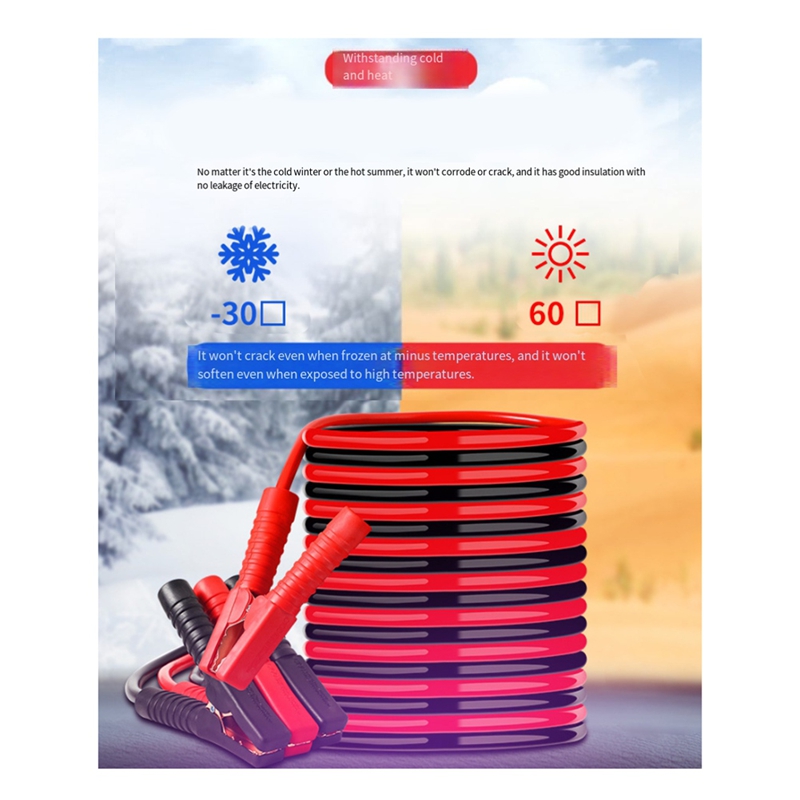 Super Sale 4 Meters 2000A Car  - Jump Starter Cable 2000A review and price