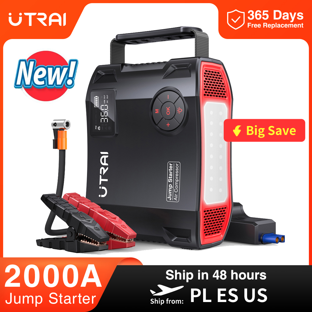 UTRAI 4 In 1 2000A Jump Starte - Jump Starter Cable 2000A review and price