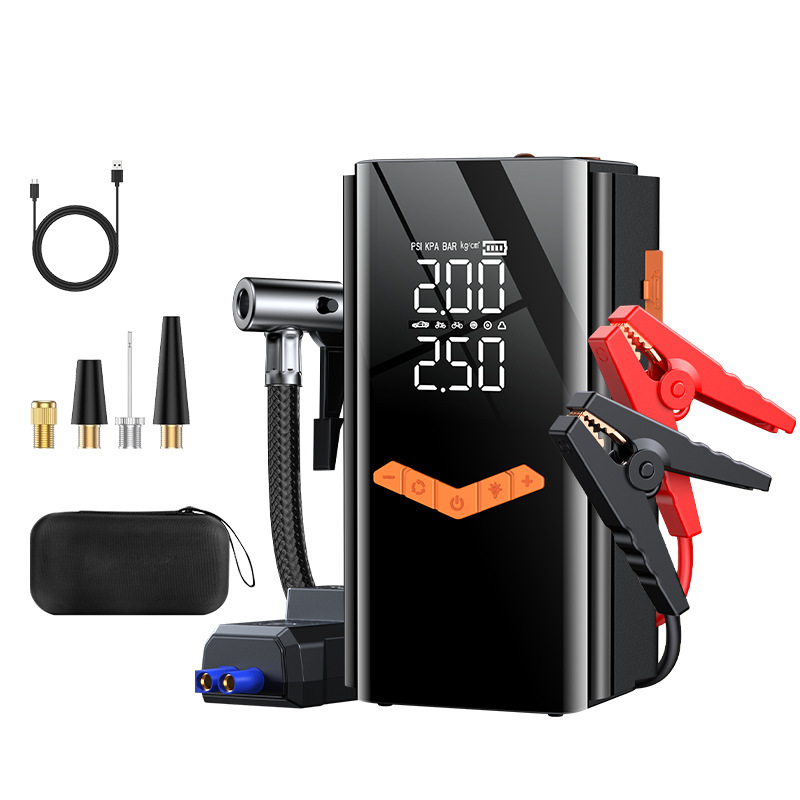 10000 mAh Portable Car Battery - Jump Starter With Air Compressor review and price