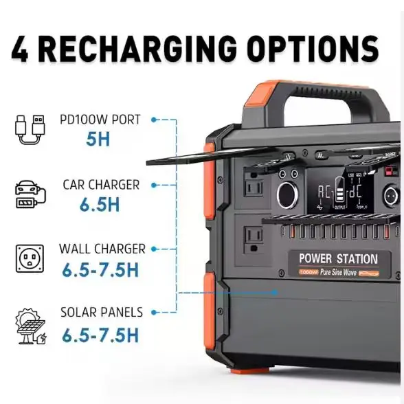Portable 200W-2500W Outdoor Po - Solar Jump Starter Power Bank review and price