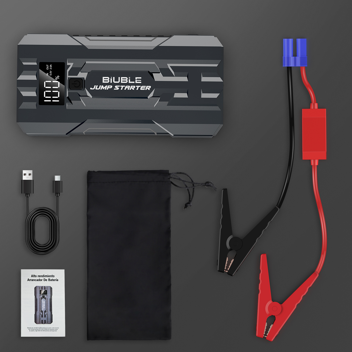 3000A Peak Car Jump Starter, 2 - Lithium Jump Starter 3000A Peak review and price