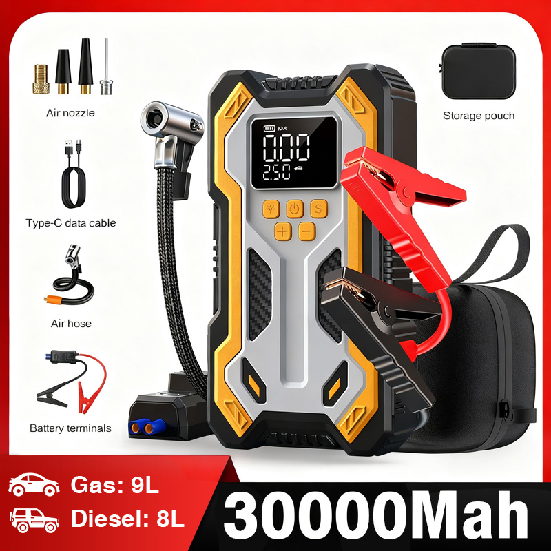 Jump Starter with Air Compress - Jump Starter With Air Compressor review and price