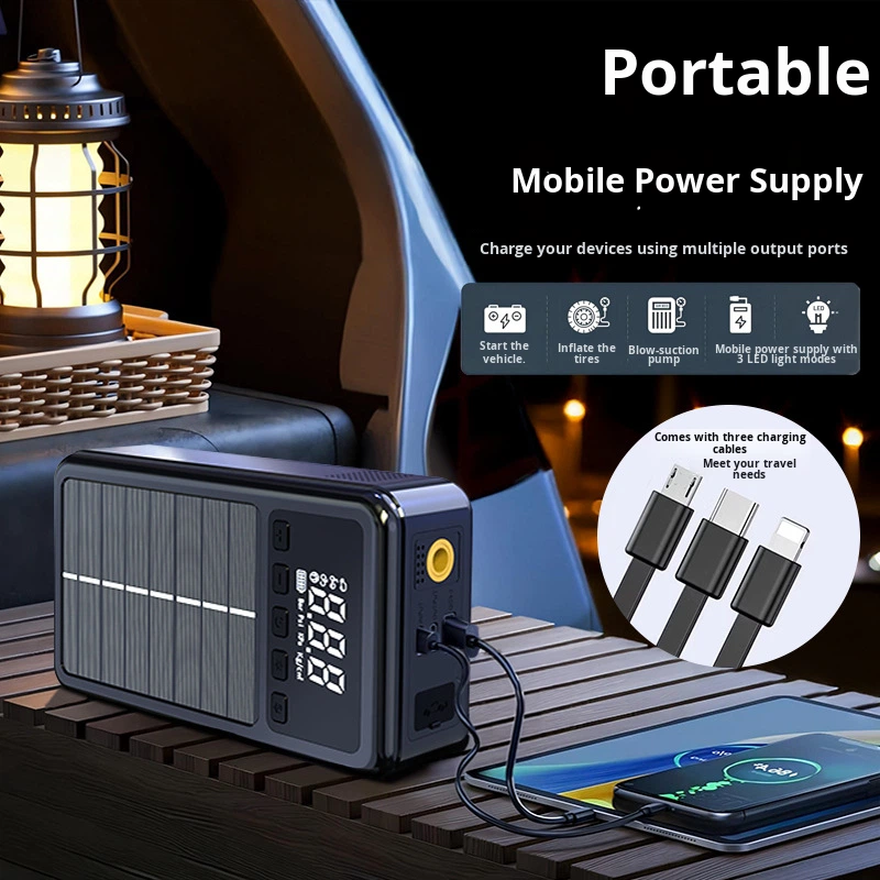 MPPT Solar Car Jump Starter Po - Solar Jump Starter Power Bank review and price