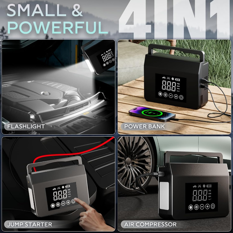 Hieha Portable Car Jump Starte - Portable Jump Starter 4000A review and price