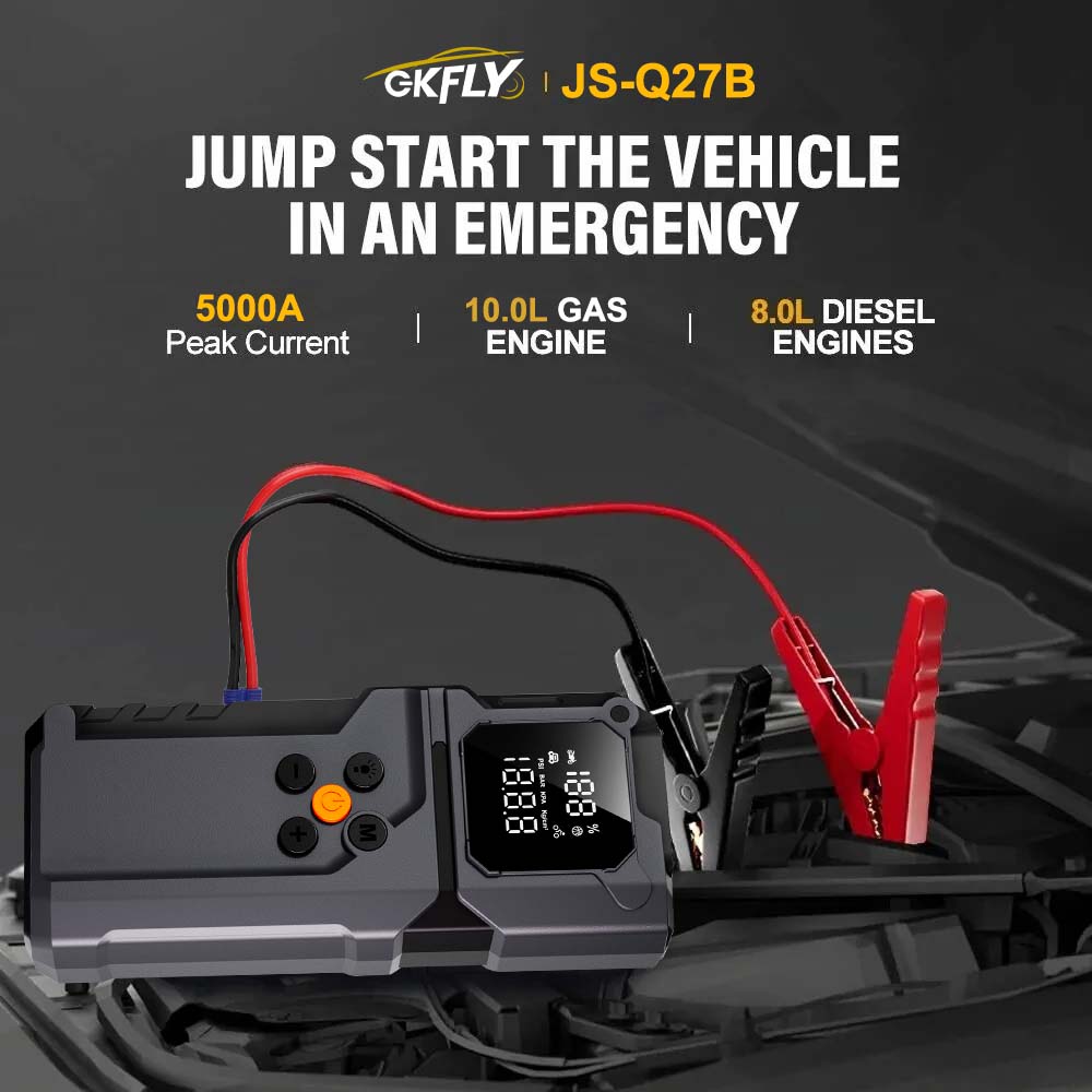 GKFLY 5000A 4-in-1 Jump Starte - Jump Starter With Air Compressor review and price