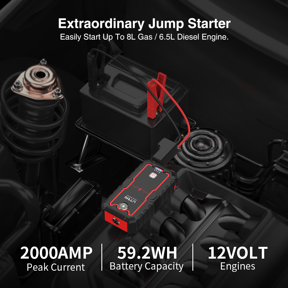 UTRAI Power Bank  2000A Jump S - Jump Starter Cable 2000A review and price