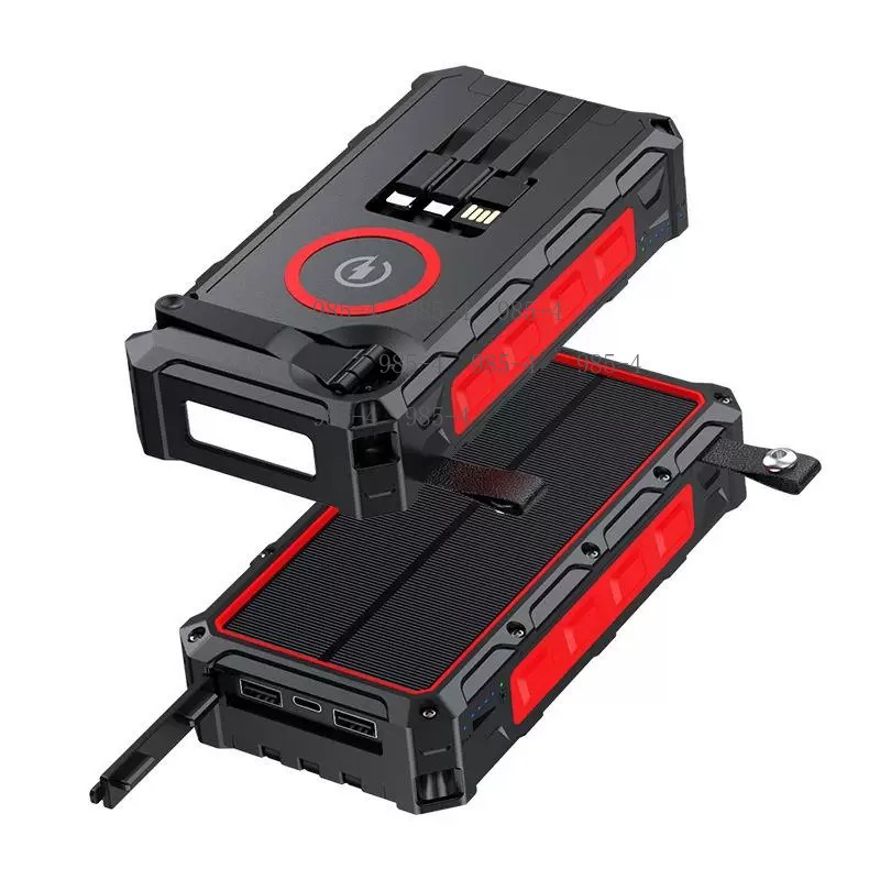 Solar Wireless Power Bank Self - Solar Jump Starter Power Bank review and price