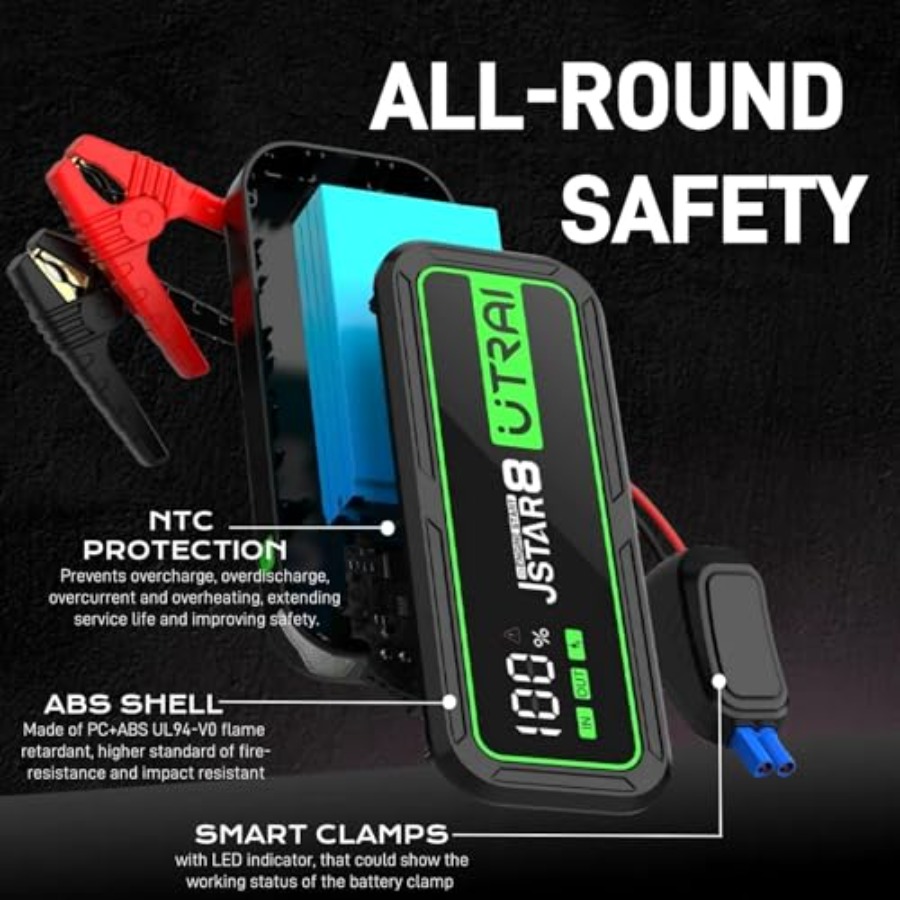 Jump Starter 6000A 12V Portabl - Jump Starter Power Bank 20000Mah review and price