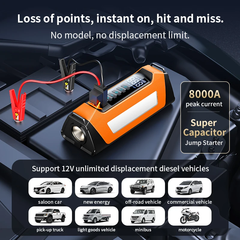8000amp 200psi Professional Ca - Jump Starter With Air Compressor review and price