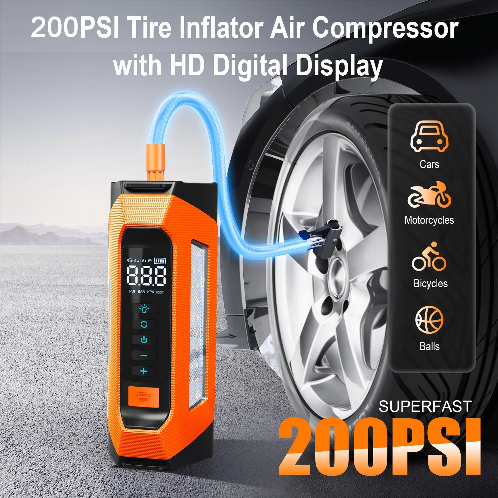 8000amp 200psi Professional Ca - Jump Starter With Air Compressor review and price