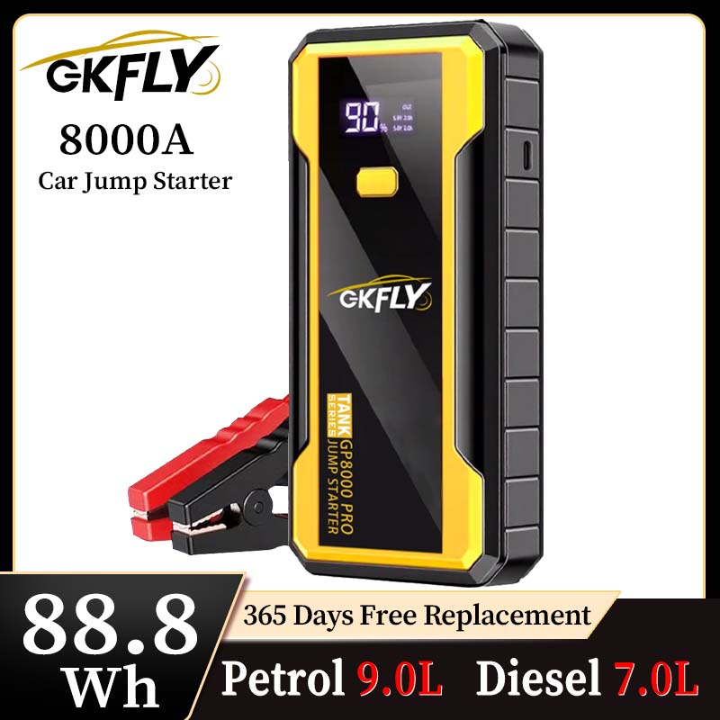 GKFLY 24000mAh Start Power Ban - Jump Starter 12V Diesel review and price