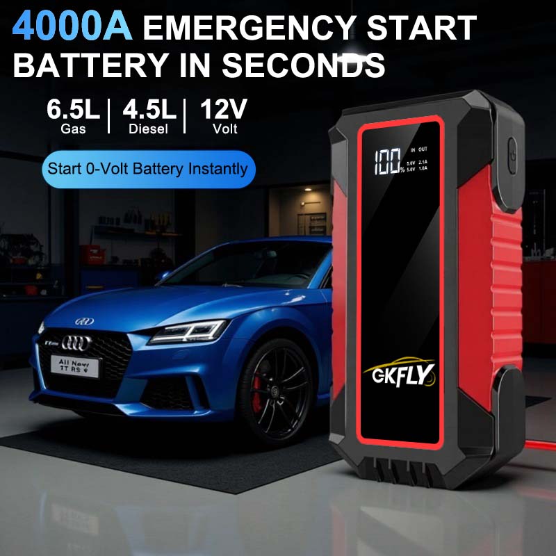 GKGLY Portable Car Jump Starte - Portable Jump Starter 4000A review and price