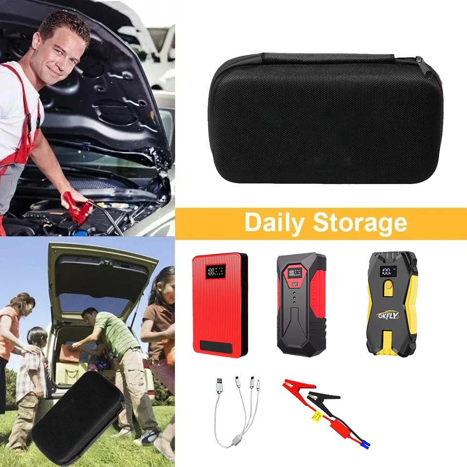 GKFLY Hard EVA Outdoor Travel  - Jump Starter Cable 2000A review and price