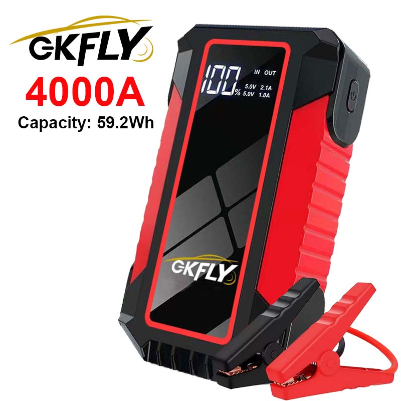 GKFLY 4000A Car Jump Starter 5 - Portable Jump Starter 4000A review and price