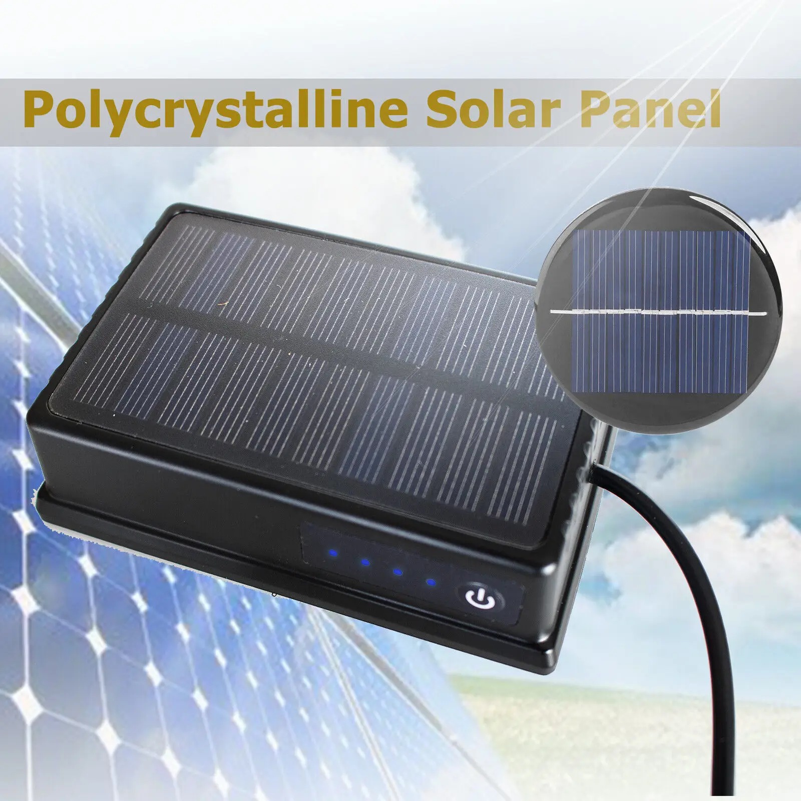 Magnetic Solar Rechargeable Po - Solar Jump Starter Power Bank review and price