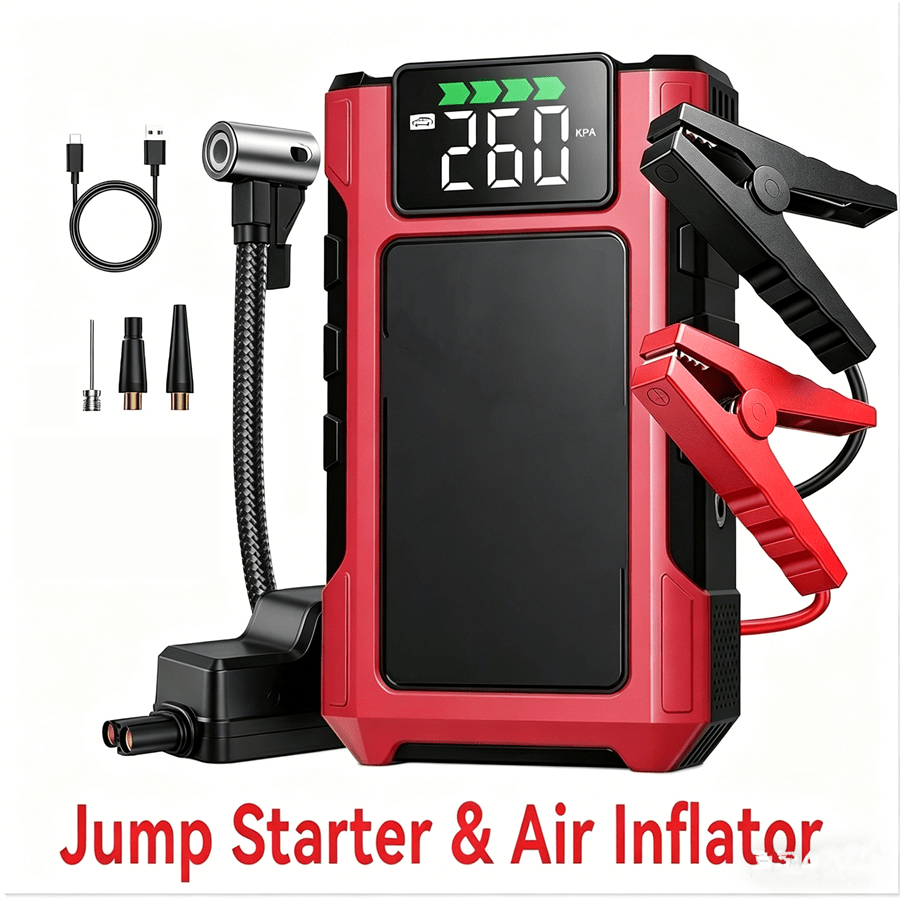 [4000A Peak | Portable] 4000A  - Portable Jump Starter 4000A review and price