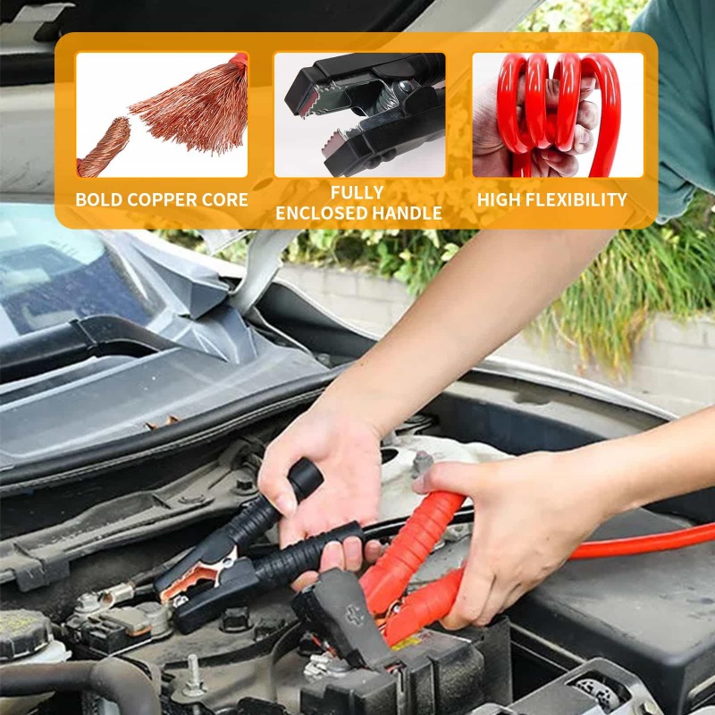 4M 2000A for Car SUV Truck   E - Jump Starter Cable 2000A review and price