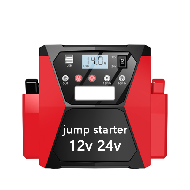 High-power Jump Starter 12v 24 - Car Jump Starter 12V 24V Truck review and price