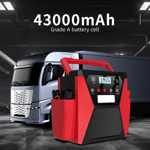 High-power Jump Starter 12v 24 - Car Jump Starter 12V 24V Truck review and price