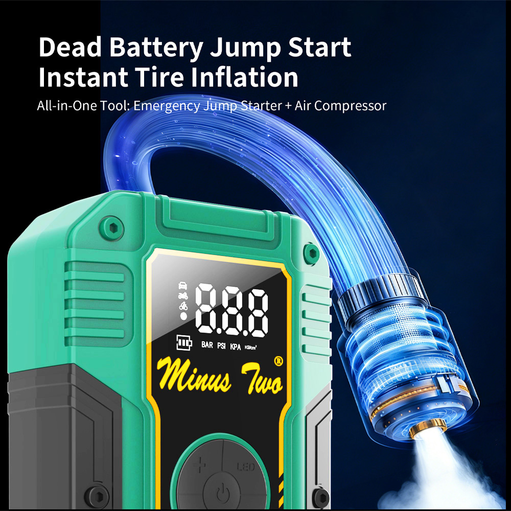 12V Car Jump Starter Power Ban - Jump Starter With Air Compressor review and price