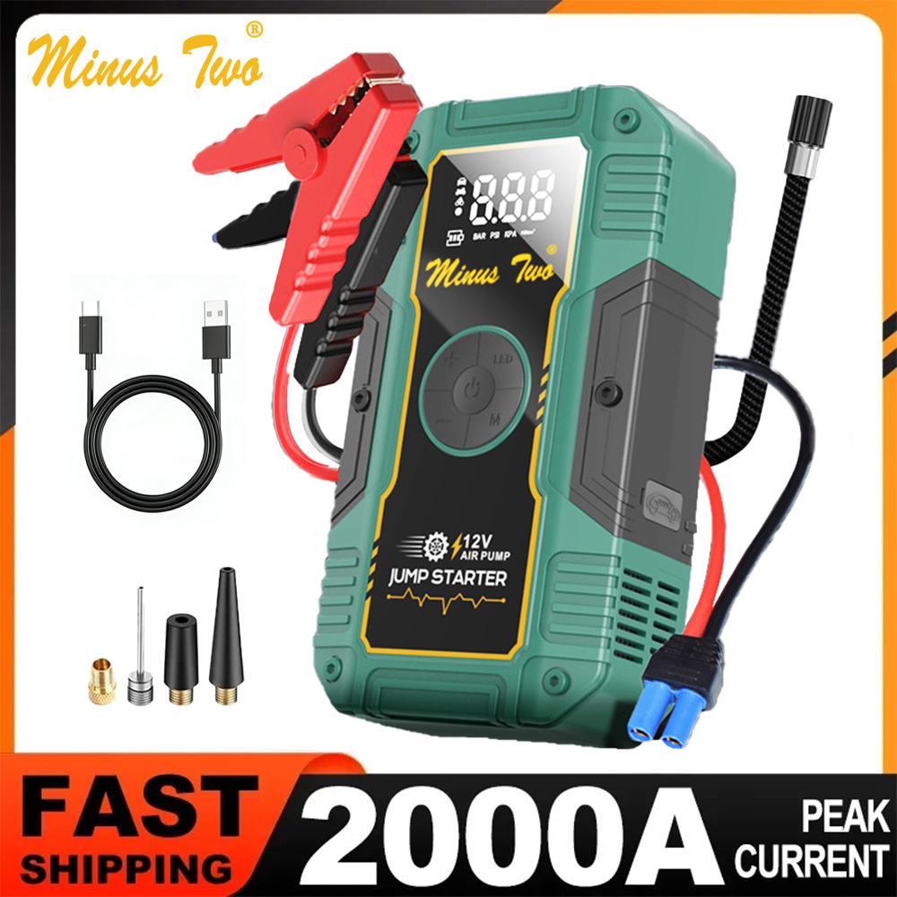 12V Car Jump Starter Power Ban - Jump Starter With Air Compressor review and price