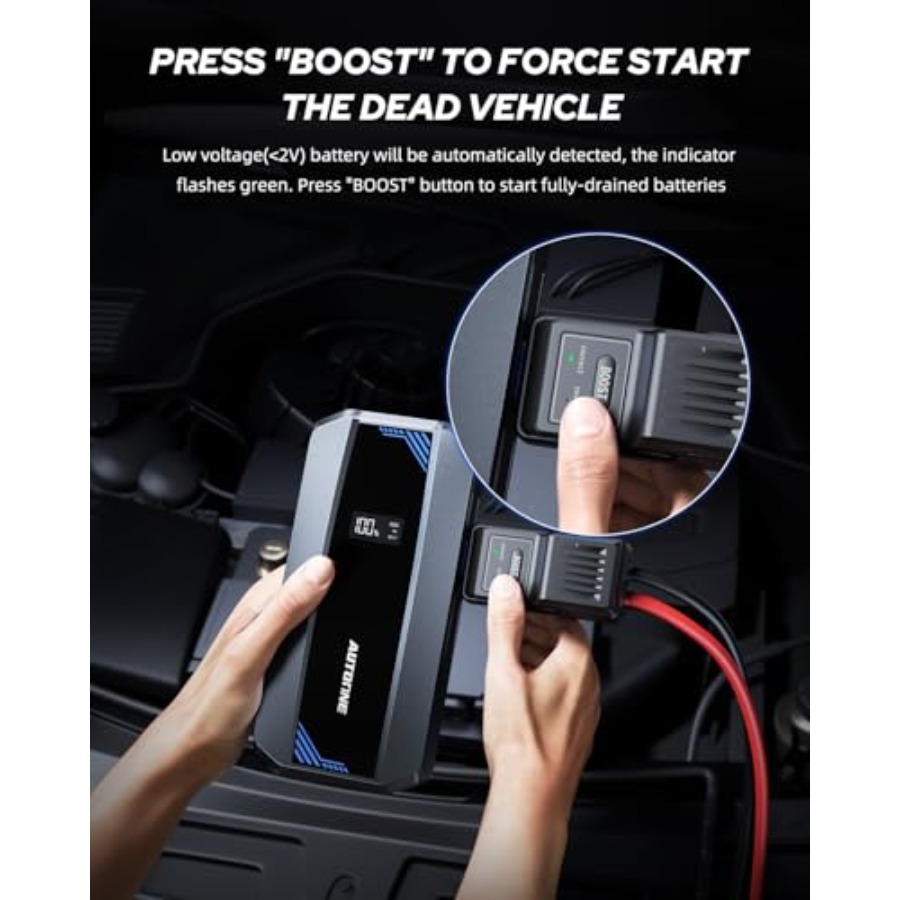 Portable 6000A Car Jump Starte - Jump Starter 12V Diesel review and price