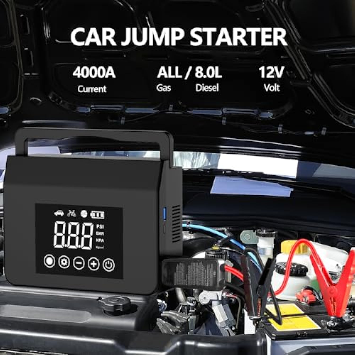 2026 Upgraded 4000A Car Jump S - Portable Jump Starter 4000A review and price