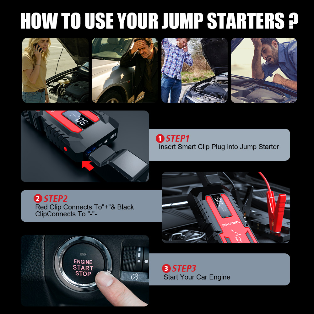 Power Bank 4000A Jump Starter  - Portable Jump Starter 4000A review and price